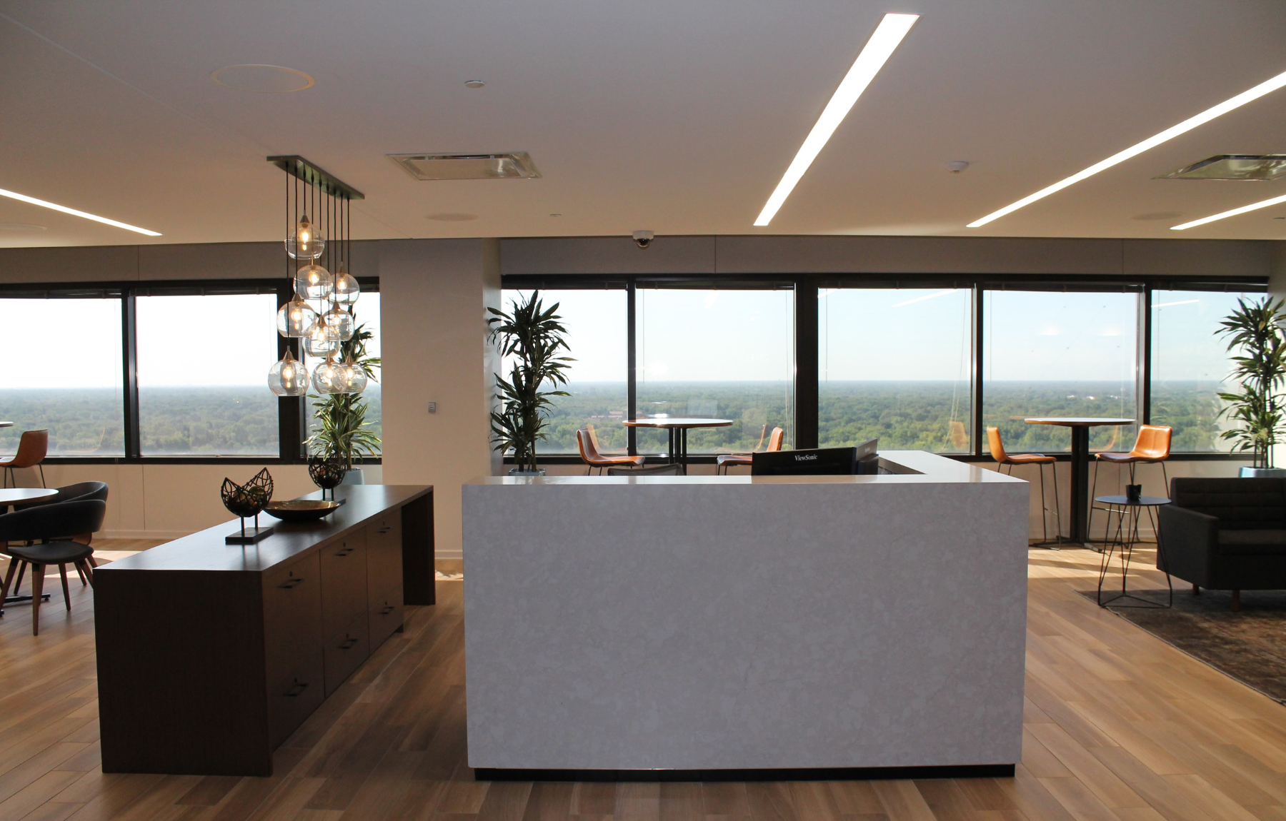 Image showing LED lighting in an office