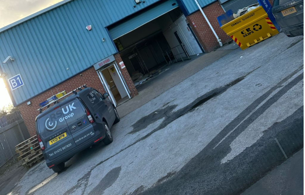 Project management work being carried out by RSUK Group at Tilletts in Humberston, Grimsby