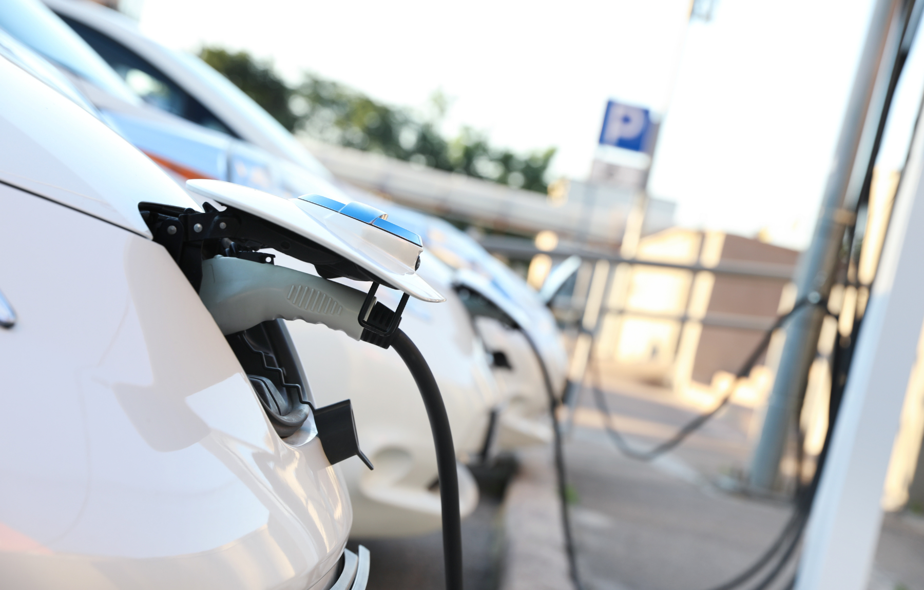 Image showing an electric vehicle (EV) charging point