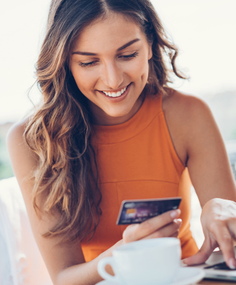 Payment being made online by credit card