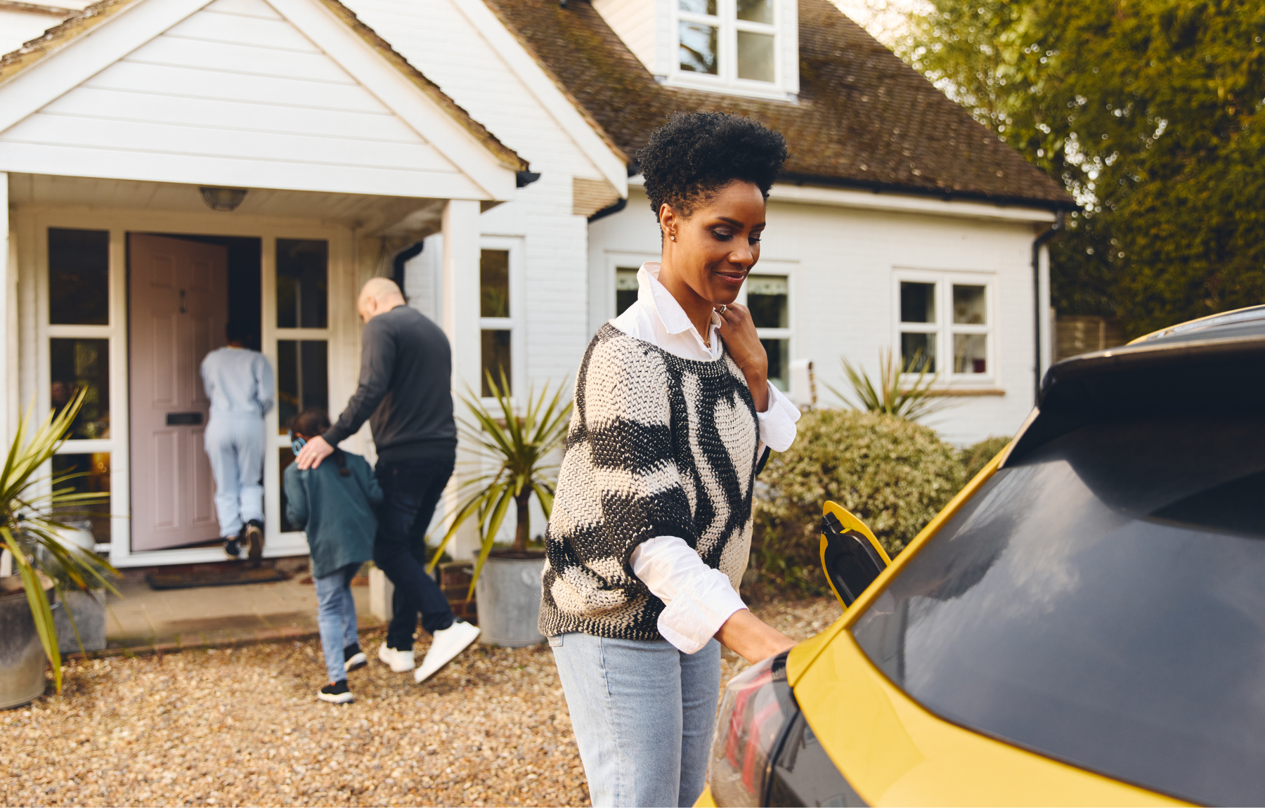 Home Electric Vehicle Charging Point