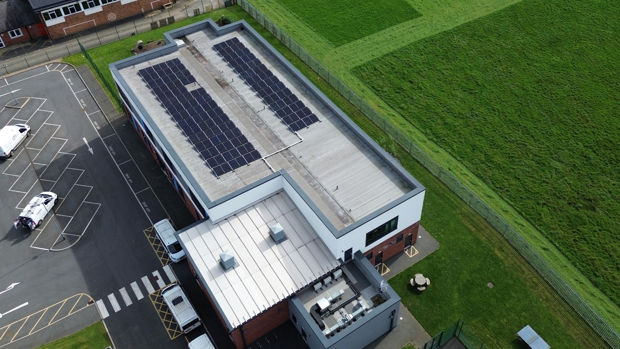 Springwell Alternative Academy Commercial Solar PV Installation - Lincoln