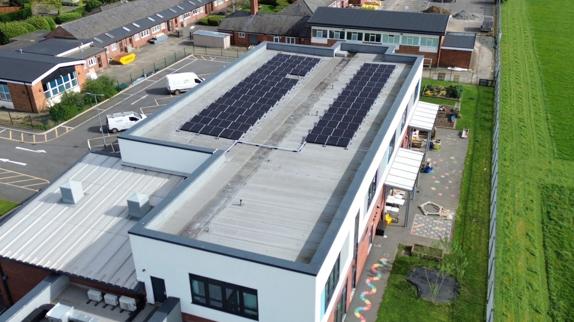 Springwell Alternative Academy Commercial Solar PV Installation - Lincoln