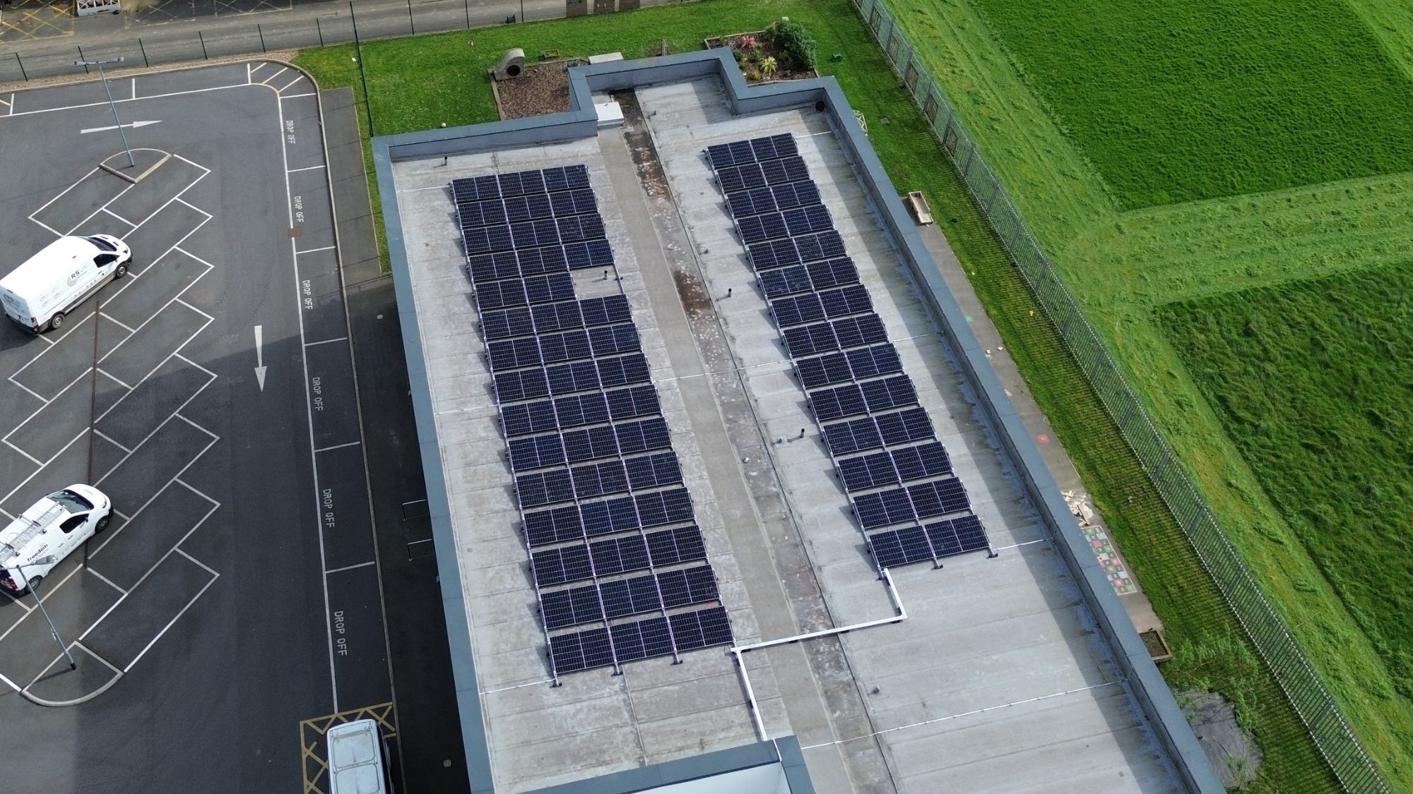 Springwell Alternative Academy Commercial Solar PV Installation - Lincoln