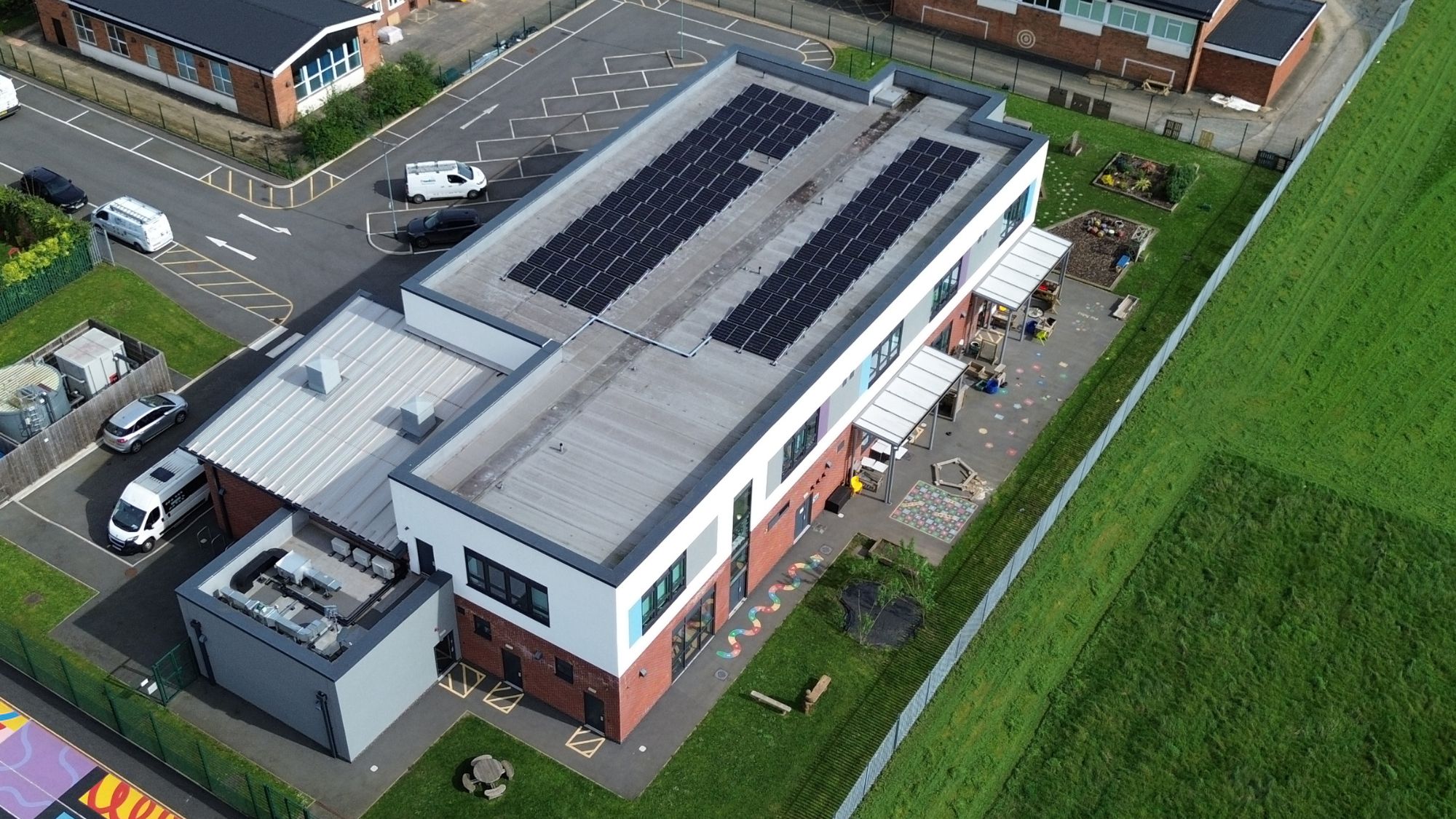 Springwell Alternative Academy Commercial Solar PV Installation - Lincoln