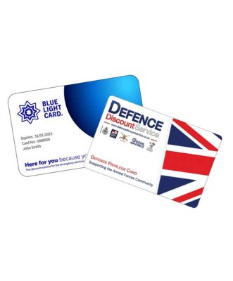 Blue Light Card and Defence Privilege Card Discount