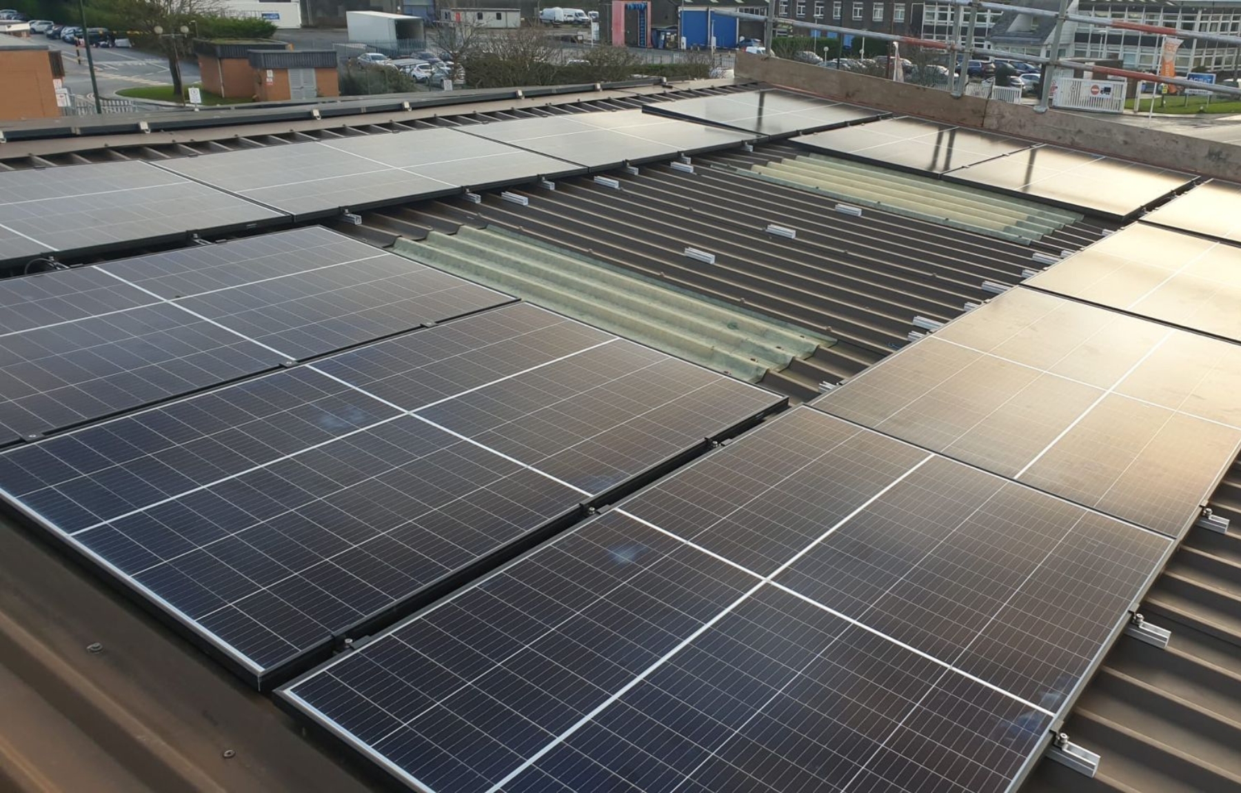 Great Coates Motors Solar PV Installation