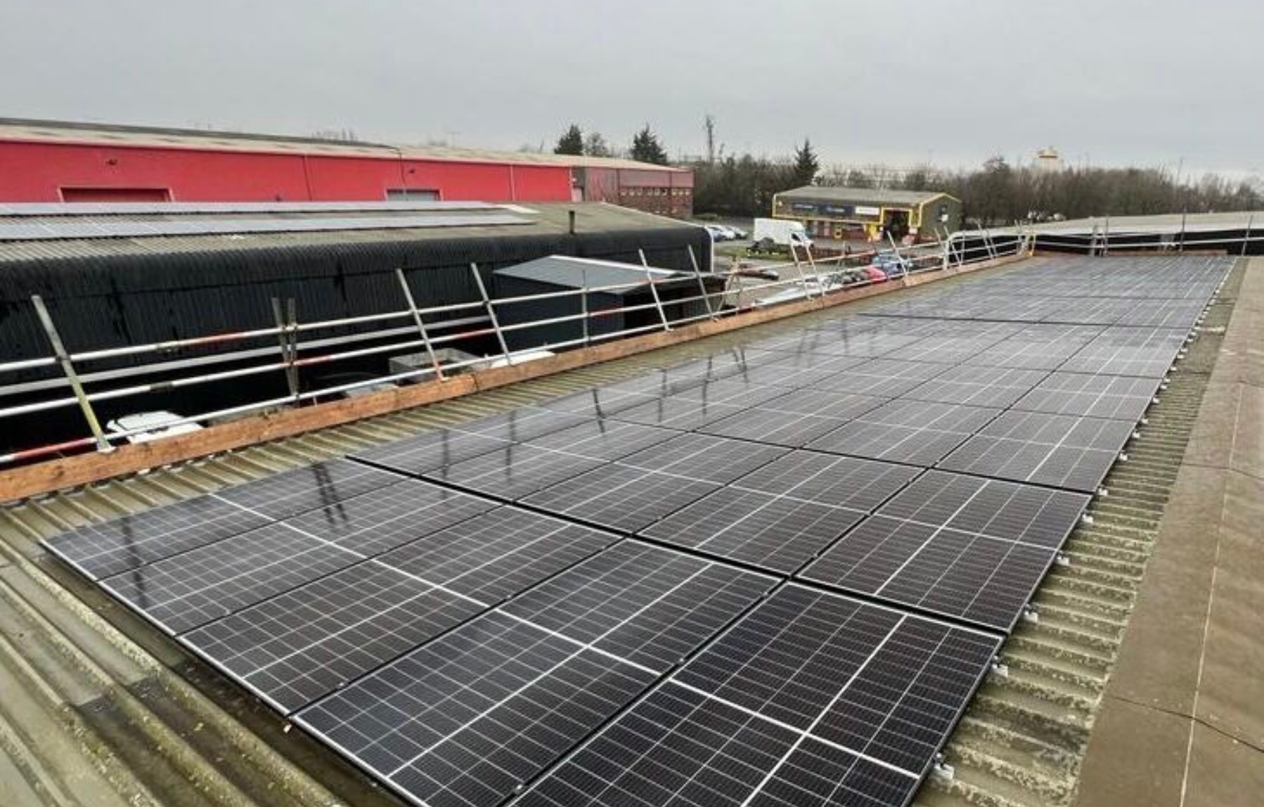 Great Coates Motors Solar PV Installation