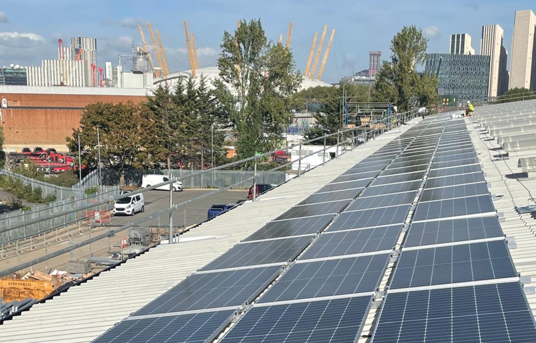 Former Spicers Building Solar PV Installation - Greenwich