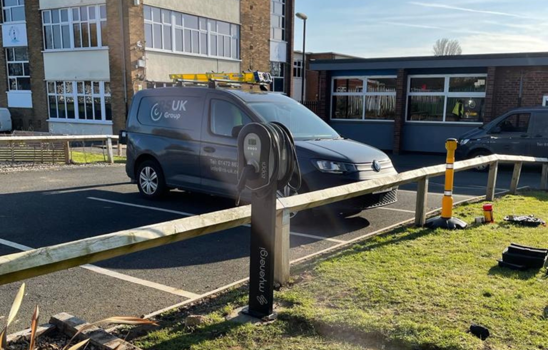 School Commercial EV Charger Installation